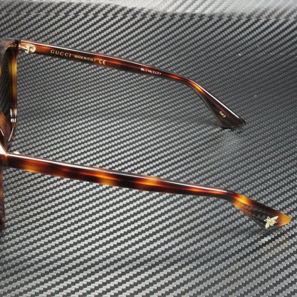 Gucci Round Havana 58mm Sunglasses New With Box